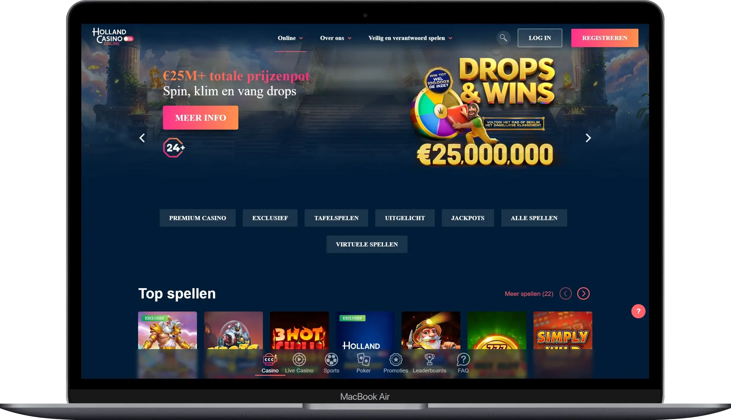 Holland Casino zonder Cruks